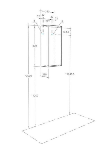 Шкаф Aquaton Марти 1A270203MY010 35 белый глянец/дуб эндгрейн