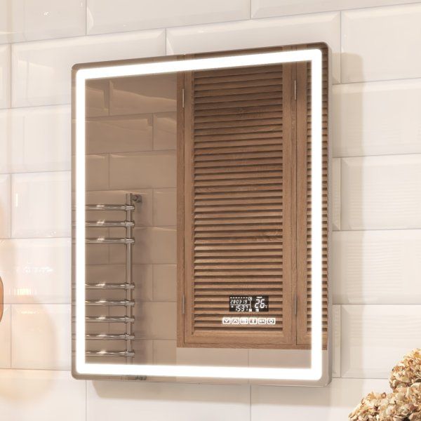 Зеркало VIGO Geometry Media voice 600 (044)