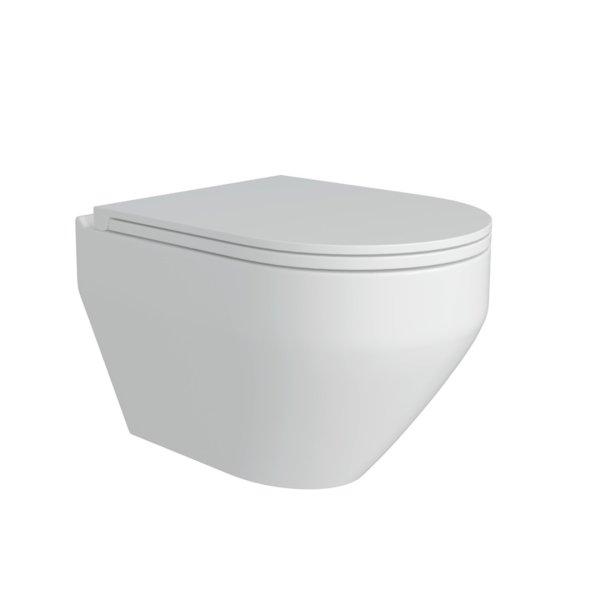 Унитаз подвесной Maretti Calabria безободковый с микролифтом, CA10PBM29-844, белый