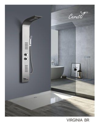 Панель VIRGINIA BR душевая Ceruttispa CT9983