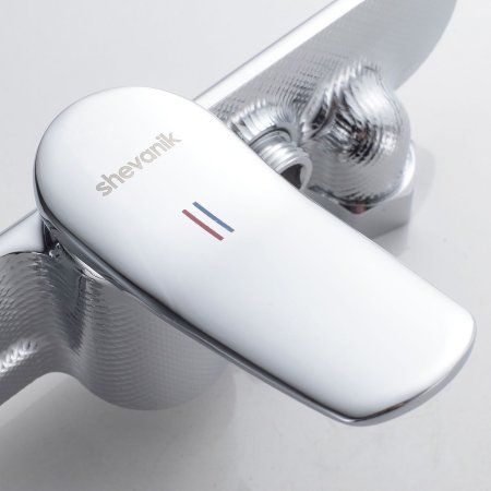 Смеситель для душевой кабины однорычажный  Shevanik S4716, Хром