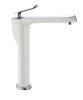 Высокий смеситель для раковины-чаши Ganzer  GZ20012-F белый