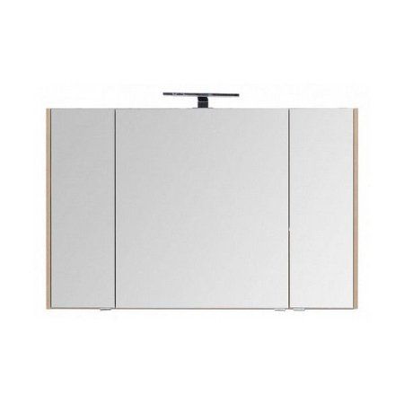 Шкаф-зеркало Aquanet Остин 00201726 120 сонома/белый