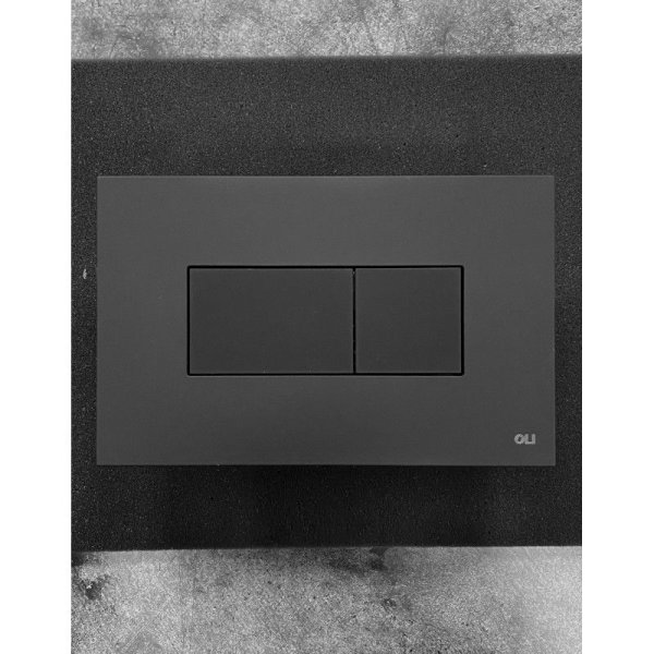 Кнопка смыва Oli Karisma 641015 черный soft-touch