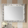 Зеркало Eban Olivia  FCROL090-B  90*70 серебро/белый