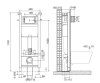 Комплект унитаз Jacob Delafon Elite E21755RU-00 + инсталляция + кнопка + крышка