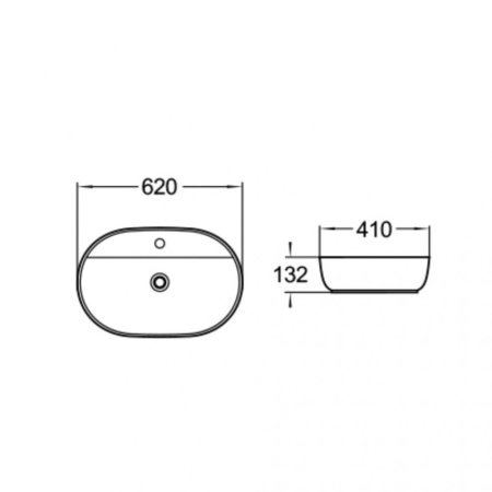 Раковина SantiLine SL-1082 60 белый