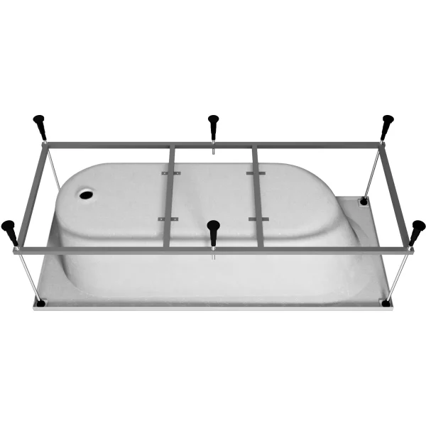 Акриловая ванна Vincea VBT-2B170-FR 170x70 см, белый