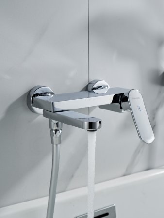 Смеситель для ванны Shevanik S4552, Хром