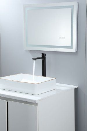 Смеситель для раковины Frap F10806-26 высокий, черный