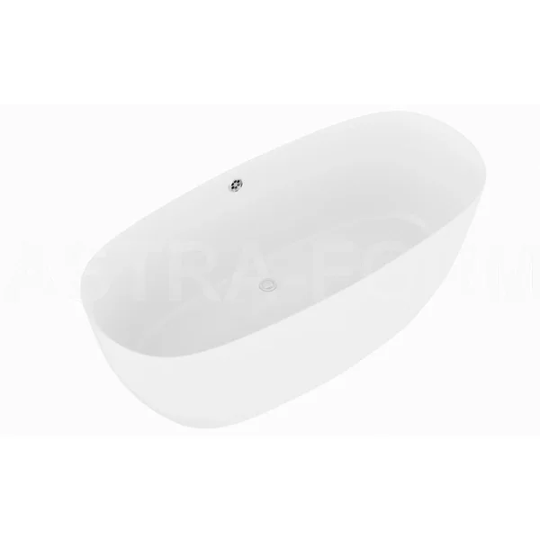 Ванна из литьевого мрамора Astra-Form Атрия 01010011 170x75 см, отдельностоящая, белый