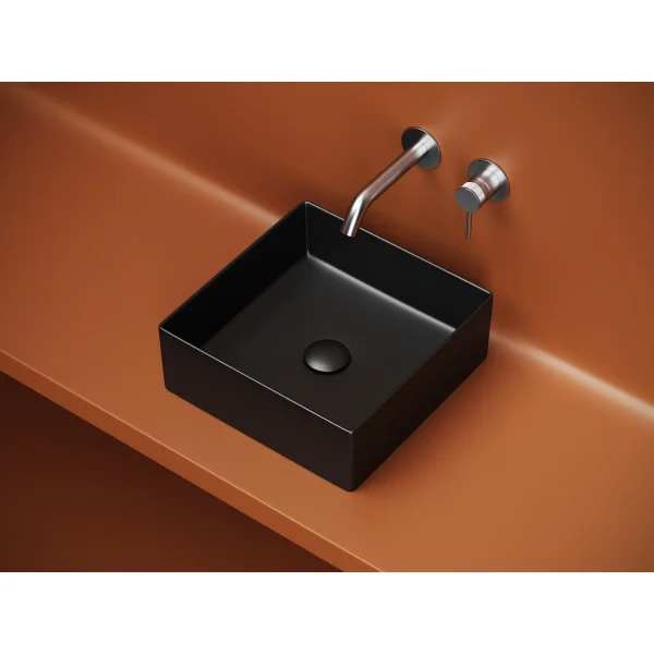 Раковина-чаша Ceramica Nova Element CN6068MB 36,1x36,1 см, накладная, черный матовый