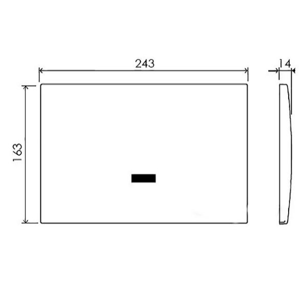 Кнопка смыва Oli Electra 079205 электронная, хром глянцевый