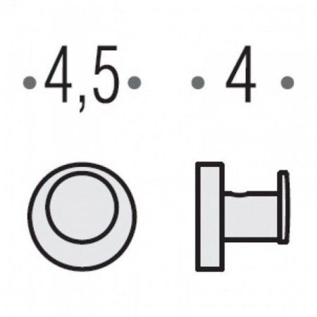 Крючок Colombo Nordic Plus W4917.BM белый матовый