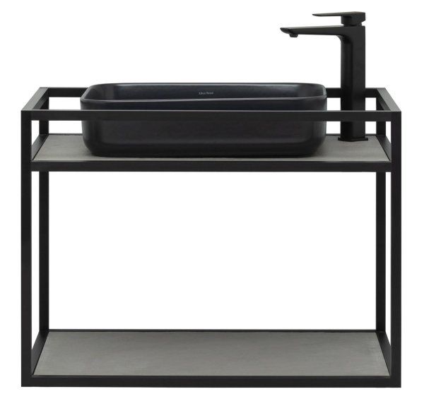 Консоль под раковину Allen Brau Liberty 75 1.33001.BB черный браш