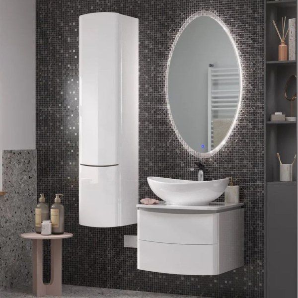 Шкаф Velvex  Luna 350 навесной белый (pp.LUN.35)