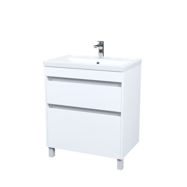 Тумба с умывальником, напольная, 70 см, белый, Zodiac X, IDDIS, (ZDX70WFi95K)