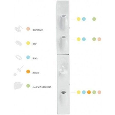 Ершик ArtCeram Sotto ACA030 для многофункциональных панелей, хром