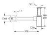 Сифон Grohe 40564000 для раковины