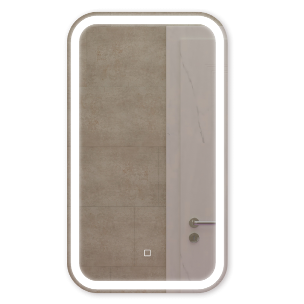 Зеркало MIXLINE "Мальта" 400*700 (ШВ) сенсорный выключатель, светодиодная подсветка (555675)