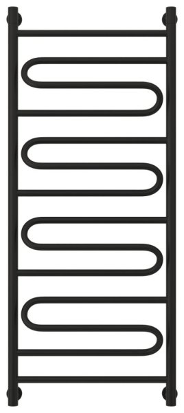 Полотенцесушитель водяной Сунержа Элегия+ 31-0205-1250 1200x500 черный матовый