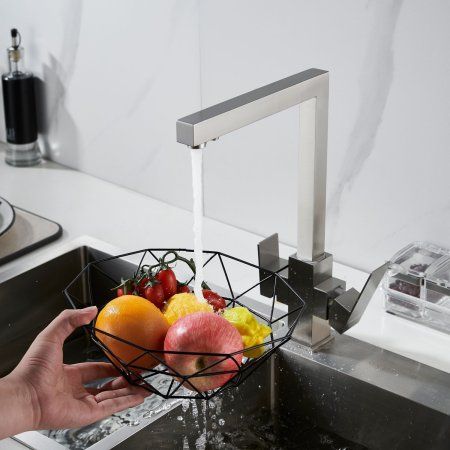 Смеситель для кухни Shevanik S1AG48YWL, Сатин