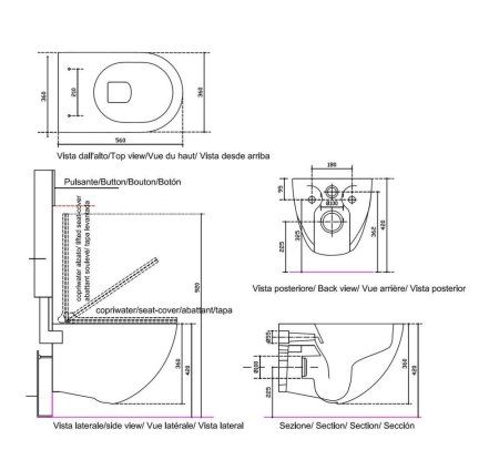 Унитаз подвесной Galassia Dream 7317NEMT Slim черный матовый