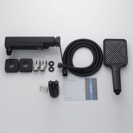 Смеситель для ванны Shevanik S9UN95BY2HJO, Черный