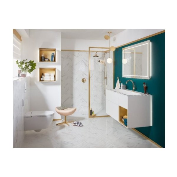 Унитаз подвесной Villeroy & Boch ViClean V0E100R1 с функцией биде, альпийский белый