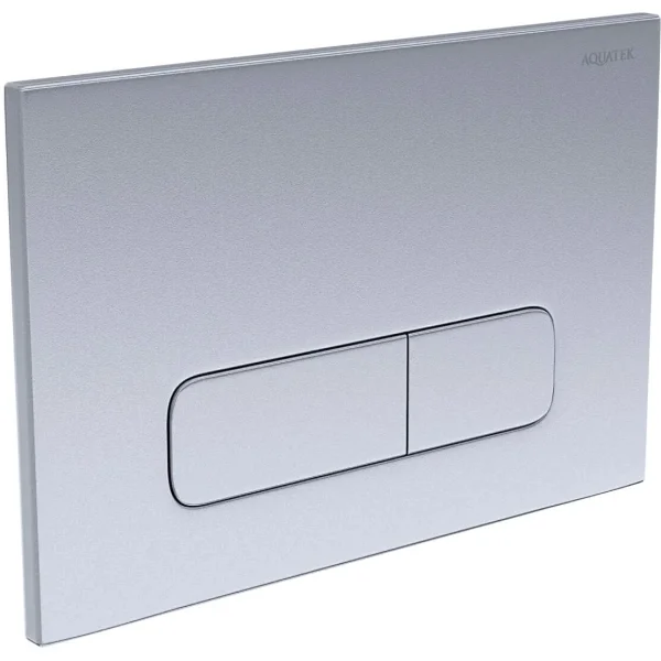 Кнопка смыва Aquatek PNS-0000008 для инсталляции, матовый хром