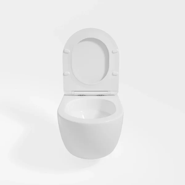 Унитаз подвесной Vincea Evo VT1-34ST безободковый, торнадо, с сиденьем микролифт, белый