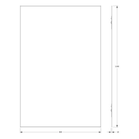 Зеркало Evoform Standard BY 0242 80x120