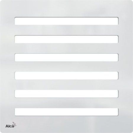 Решетка AlcaPlast MPV003 хром матовый