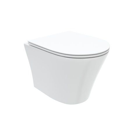 Унитаз подвесной Teymi Ellie безободковый, сиденье микролифт T40802