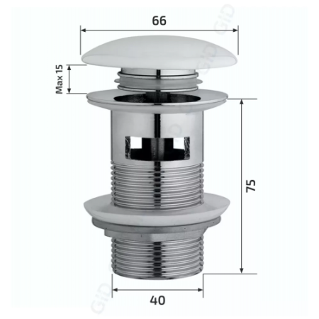 Клик-клак Gid Bl100-1 72202K