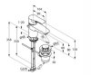 Смеситель Kludi Tercio 384810575 для раковины