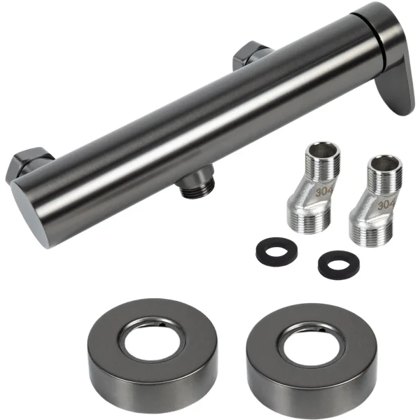 Смеситель для душа Agger Sweet A2720055 оружейная сталь матовый