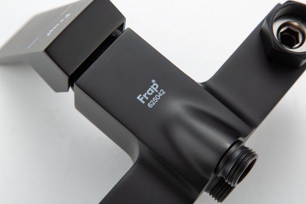 Смеситель для ванны Frap F2291-6, черный матовый