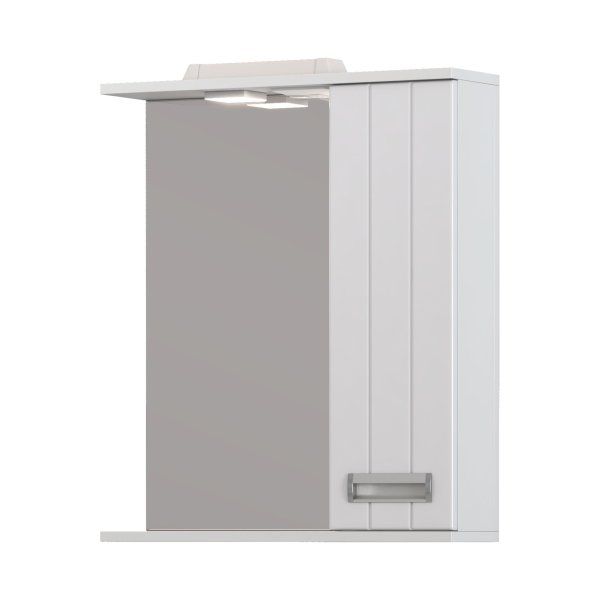 Шкаф VIGO навесной с зеркалом Diana 600 (правый) со спотом (z.DIA.60.R.El)