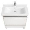 Тумба с раковиной Aquaton Капри 1A230201KP010 80 белый глянец