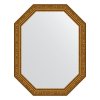 Зеркало Evoform Octagon BY 7022 55x70 виньетка состаренное золото