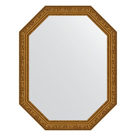 Зеркало Evoform Octagon BY 7022 55x70 виньетка состаренное золото