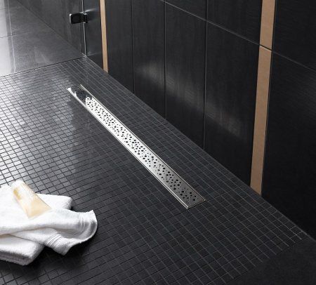 Решетка Tece TECEdrainline Drops 600830 80 нержавеющая сталь глянцевая