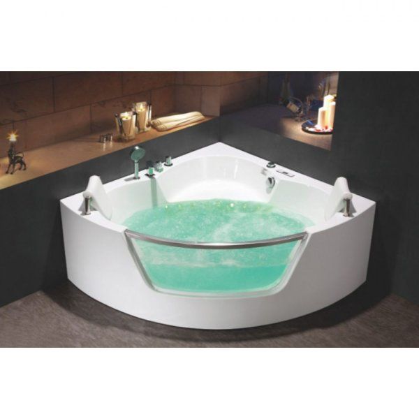 Акриловая ванна Frank F165 150х150 см, с гидромассажем