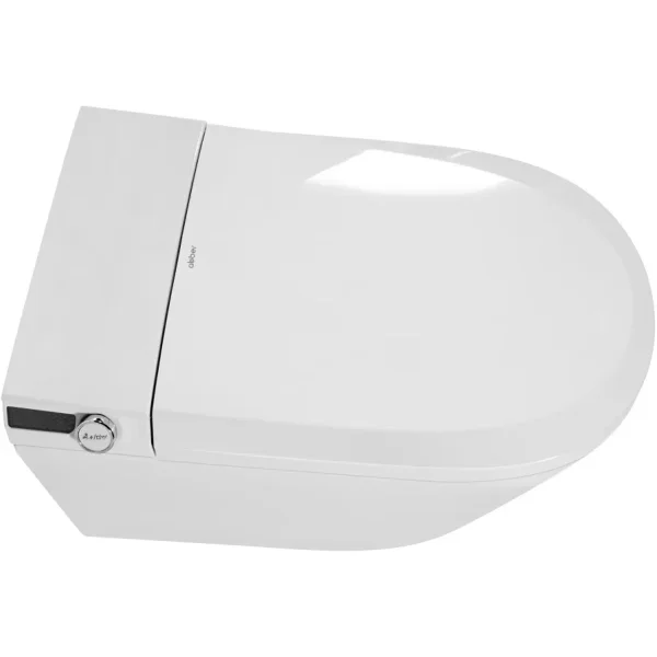 Электронный унитаз-биде подвесной Abber Bequem AC1119S импульсный, с сиденьем микролифт, белый