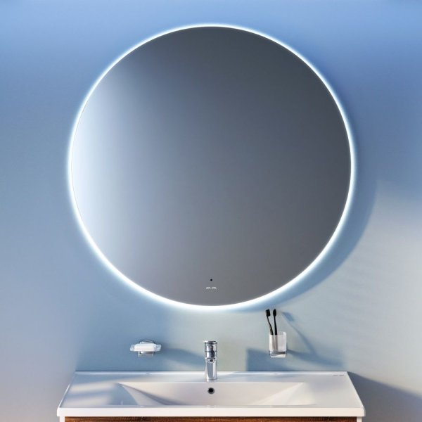 Зеркало с интерьерной Led подсветкой, 100 см AM.PM X-Joy M85MOX41001S, Серебристый