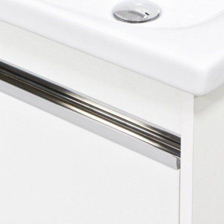 Тумба с раковиной Aquaton Капри 1A230201KP010 80 белый глянец