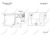 Смеситель для раковины встраиваемый Feramolli CL611, хром