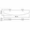 Полка WasserKRAFT Lippe K-6500 K-6524 хром