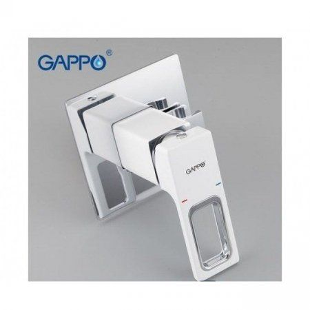 Гигиенический душ скрытого монтажа GAPPO G7217-8 белый/хром